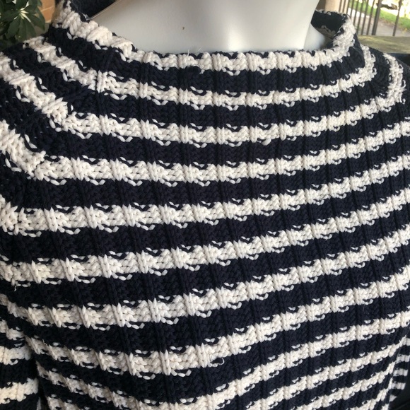 Weekend Max Mara Striped Chunky Fisherman Knit Sweater – XS - Picture 3 of 5